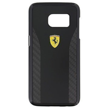 Samsung Galaxy S7 Ferrari Daytona Carbon Kotelo Musta