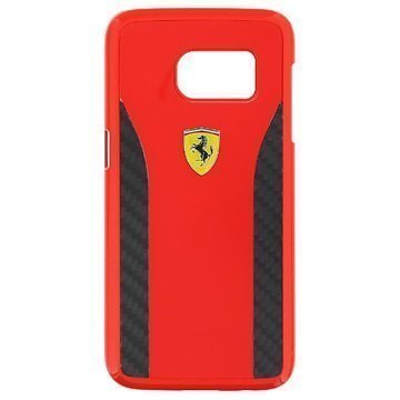 Samsung Galaxy S7 Ferrari Daytona Carbon Kotelo Punainen