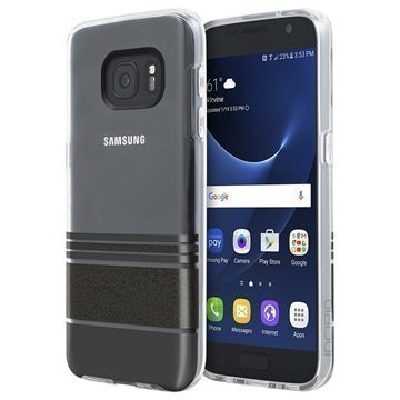 Samsung Galaxy S7 Incipio Design Wesley Stripes Kuori Musta