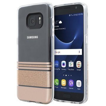 Samsung Galaxy S7 Incipio Design Wesley Stripes Kuori Ruusukulta