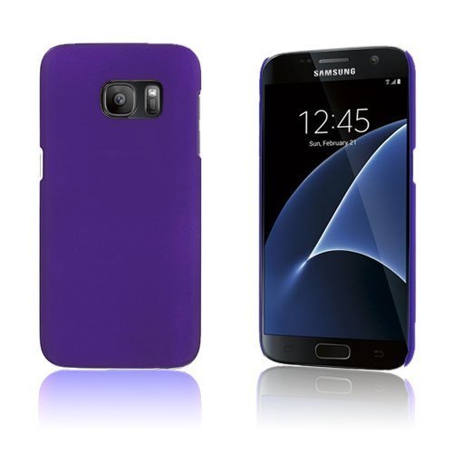 Samsung Galaxy S7 Kumi Päällystetty Kova Muovikuori Violetti