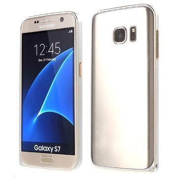 Samsung Galaxy S7 Love Mei Alumiininen Suojakehys Hopea