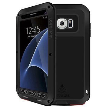 Samsung Galaxy S7 Love Mei Powerful Hybrid Suojakuori Musta