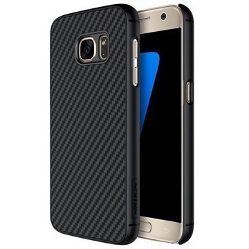 Samsung Galaxy S7 Nillkin Carbon Fiber Kotelo Musta