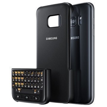 Samsung Galaxy S7 Näppäimistökuori EJ-CG930UBÂ - QWERTZ Musta