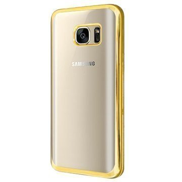 Samsung Galaxy S7 Okkes Fisek TPU Suojakuori Kulta