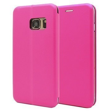 Samsung Galaxy S7 PT Line Full Coverage Wallet Case Hot Pink