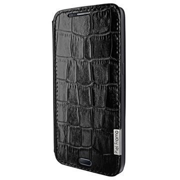 Samsung Galaxy S7 Piel Frama FramaSlim Nahkakotelo Krokotiili Musta