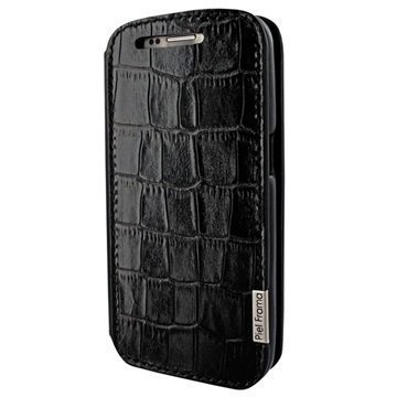 Samsung Galaxy S7 Piel Frama FramaSlimMagnum Crocodile Leather Case Black