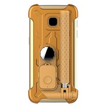 Samsung Galaxy S7 Selfie Stick Case Gold