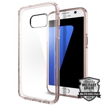 Samsung Galaxy S7 Spigen Ultra Hybrid Suojakuori Rose Crystal