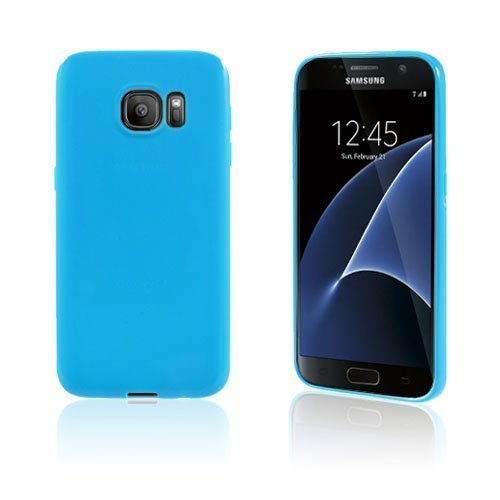 Samsung Galaxy S7 Yksivärinen Tpu Kuori Sininen