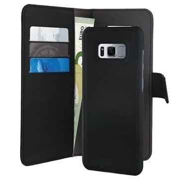 Samsung Galaxy S8 Puro Detachable 2-in-1 Wallet Case Black