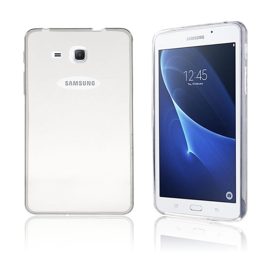 Samsung Galaxy Tab A 7.0 Erittäin Ohut Joustava Muovi Geeli Kuori Harmaa