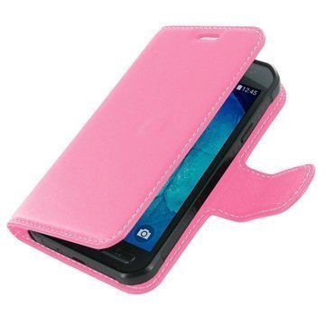 Samsung Galaxy Xcover 3 PDair Leather Case NP3JSSX3B41 Vaaleanpunainen