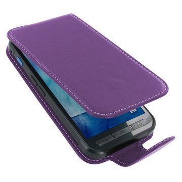 Samsung Galaxy Xcover 3 PDair Leather Case NP3LSSX3F41 Violetti