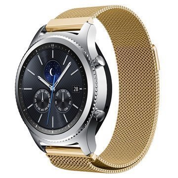 Samsung Gear S3 Luxury Milanese Magnetic Wristband Gold