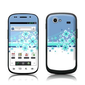 Samsung Google Nexus S Flower Burst Blue Skin