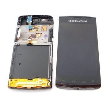 Samsung I9010 Galaxy S Giorgio Armani Front Cover & LCD Display Black