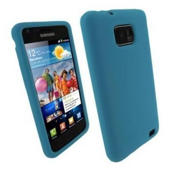 Samsung I9100 Galaxy S 2 Galaxy S 2 4G iGadgitz Silicone Case Blue