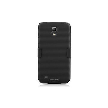 Samsung I9295 Galaxy S4 Active Naztech DoubleUp Suojakotelo Musta