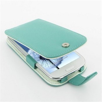 Samsung I9300 Galaxy S3 PDair Leather Case 3QSS3IF41 Turkoosi