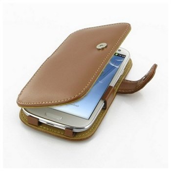 Samsung I9300 Galaxy S3 PDair Leather Case 3TSS3IB41 Ruskea