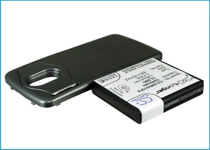 Samsung Nexus 4G LTE tehoakku erillisellä laajennetulla mustalla takakannella 3300 mAh