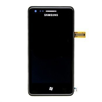 Samsung Omnia M S7530 Etukuori & LCD-Näyttö Harmaa