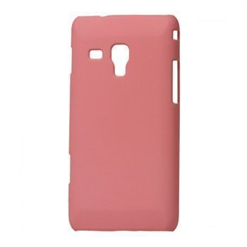 Samsung Omnia M S7530 Kumipintainen Napsautuskotelo Vaaleanpunainen