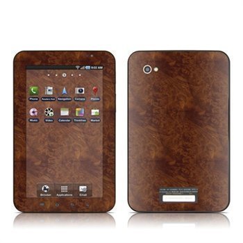 Samsung P1000 Galaxy Tab Dark Burlwood Skin