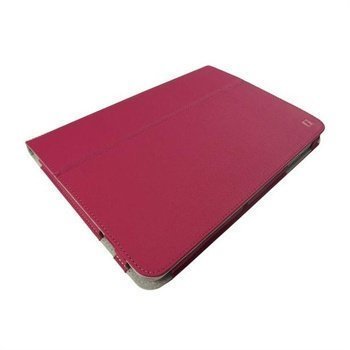 Samsung P7500 Galaxy Tab 10.1 3G Galaxy Tab 10.1 iGadgitz Portfolio PU Nahkakotelo Vaaleanpunainen