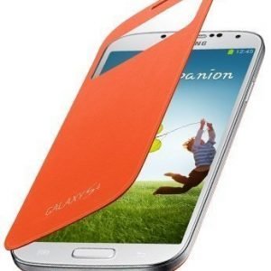 Samsung S-View Flip Cover for Galaxy S4 Orange