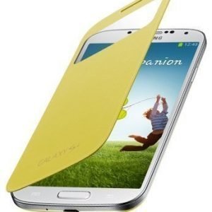 Samsung S-View Flip Cover for Galaxy S4 Yellow