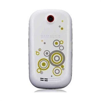 Samsung S3650 Corby Battery Cover Circle White