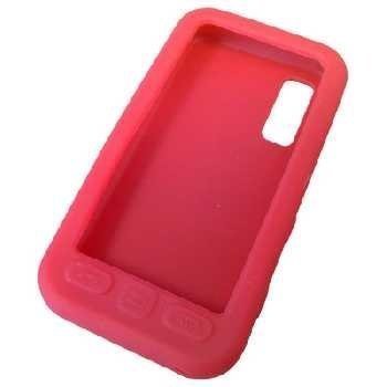 Samsung S3650 Corby Silicone Case Red