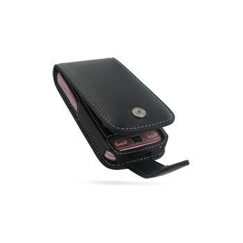Samsung S5230 PDair Leather Case Black