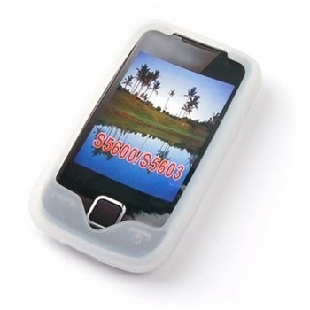 Samsung S5600 Silicone Case Smoke White