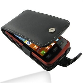 Samsung S5690 Galaxy PDair Leather Case 3BSSXCF41 Musta