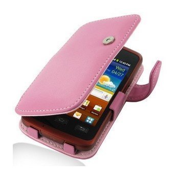 Samsung S5690 Galaxy Xcover PDair Leather Case 3JSSXCB41 Vaaleanpunainen