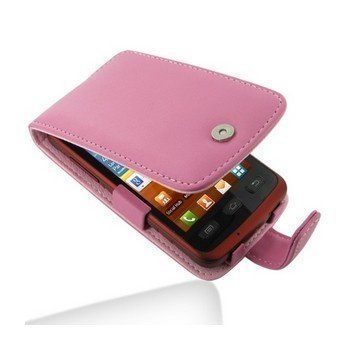 Samsung S5690 Galaxy Xcover PDair Leather Case 3JSSXCF41 Vaaleanpunainen