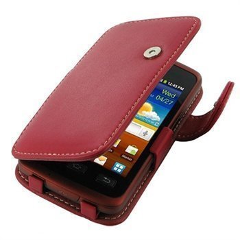 Samsung S5690 Galaxy Xcover PDair Leather Case 3RSSXCB41 Punainen