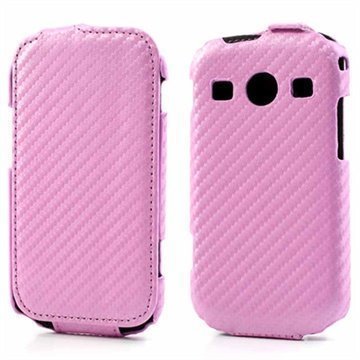 Samsung S7710 Galaxy Xcover 2 Kannellinen Nahkakotelo Pinkki