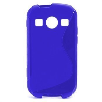 Samsung S7710 Galaxy Xcover 2 S-Curve TPU-Kotelo Sininen