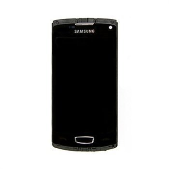 Samsung S8600 Wave 3 Front Cover & LCD Display Metallic Black