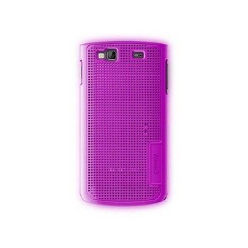 Samsung S8600 Wave 3 Metal Look Back Cover Pink