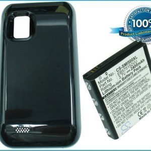 Samsung SCH-i500 Verizon Fascinate yhteensopiva akku laajennetulla takakannella 2400 mAh