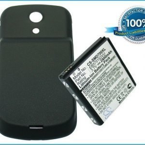 Samsung SPH-D700 Epic 4G Sprint Galaxy S Epic 4G yhteensopiva akku laajennetulla takakannella 2400 mAh