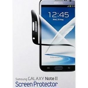 Samsung Screen Protector for Galaxy Note II Black Frame