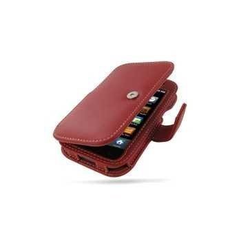 Samsung i9000 Galaxy S I9001 Galaxy S Plus PDair Leather Case 3RSSAIB41 Punainen